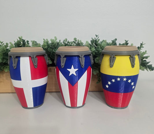 Conga Flag Can Holder