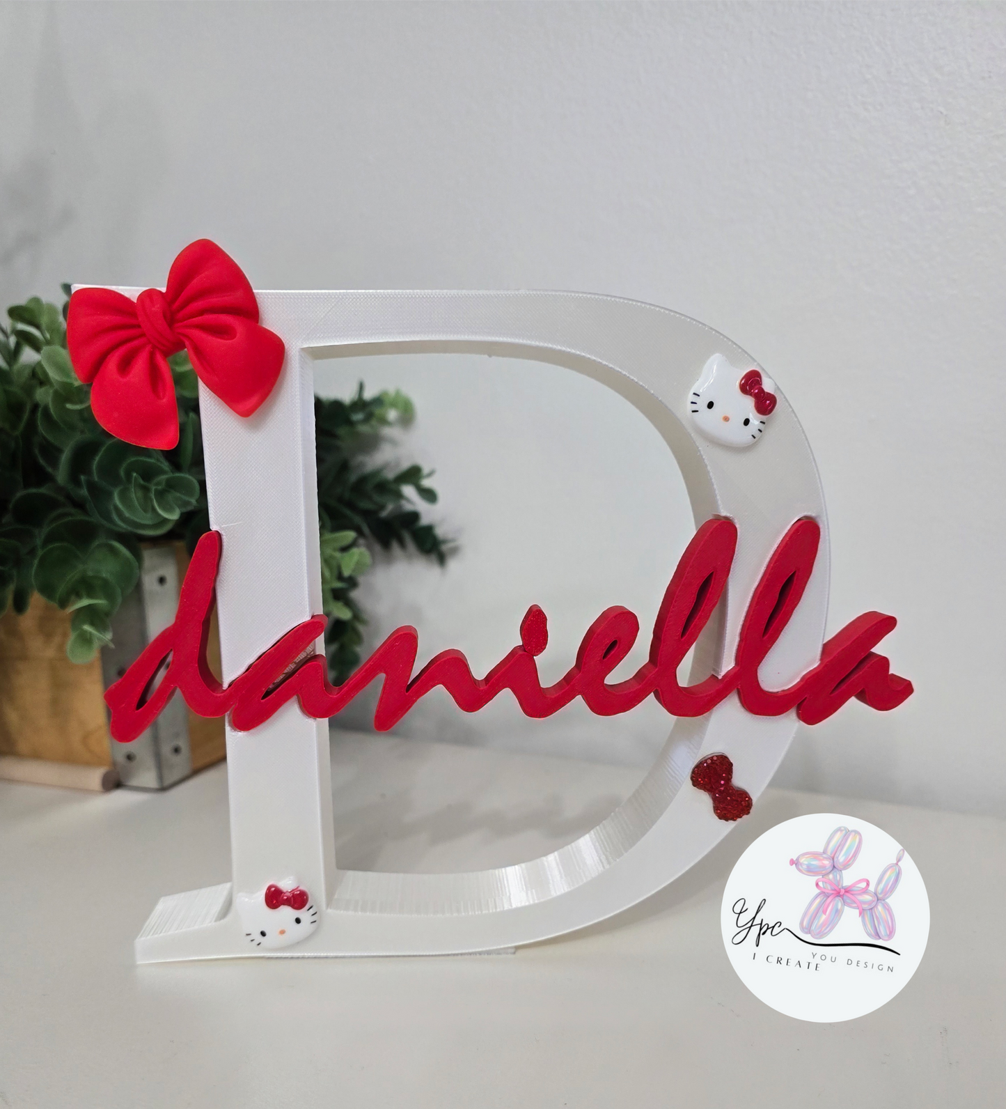 Personalized 3D Name Sign