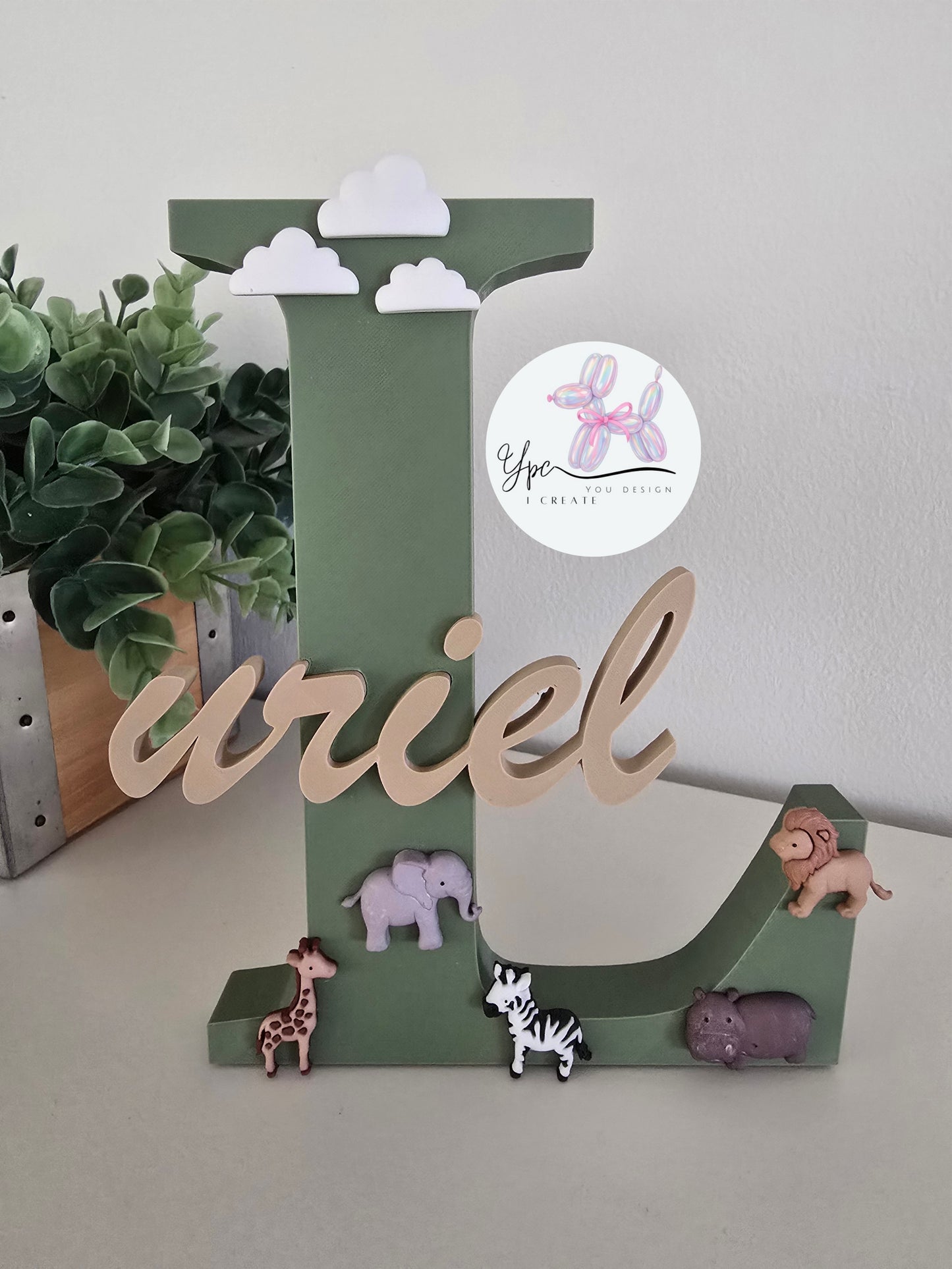 Personalized 3D Name Sign