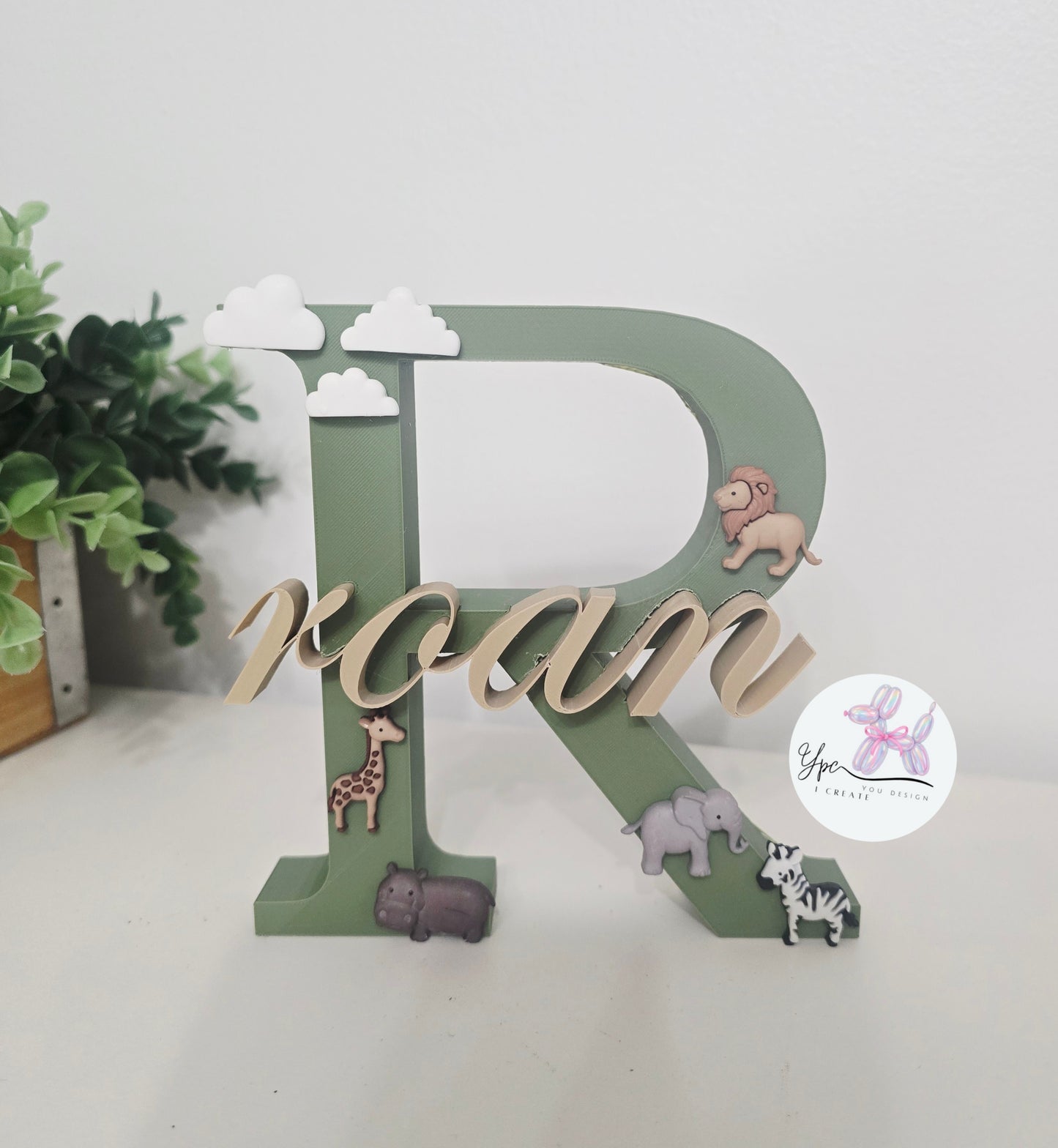 Personalized 3D Name Sign