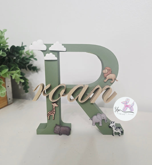 Personalized 3D Name Sign