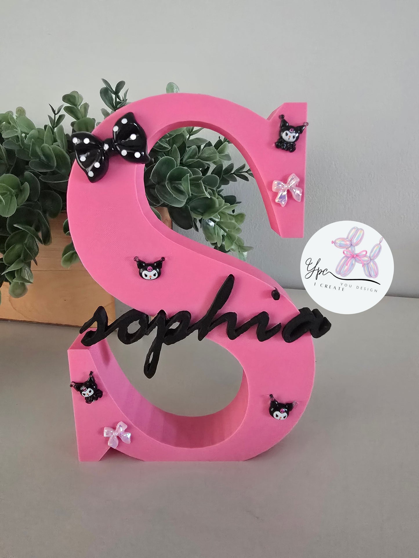 Personalized 3D Name Sign